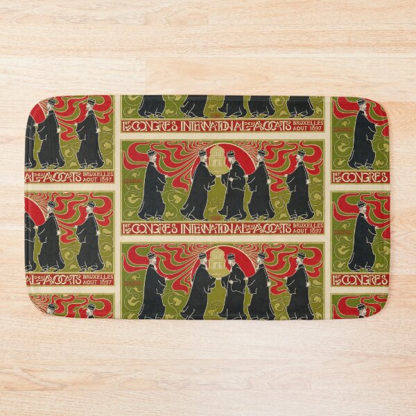 Item preview, International Lawyers Congress Brussels Nouveau 1897 designed and sold by artofuniverse.