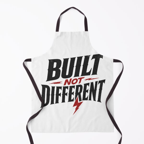Item preview, Built Different Motivational Gym & Workout Typography designed and sold by Thompika.