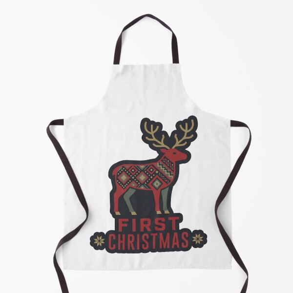 Item preview, First Christmas — Scandinavian Folk Reindeer designed and sold by TheCalmEdit.