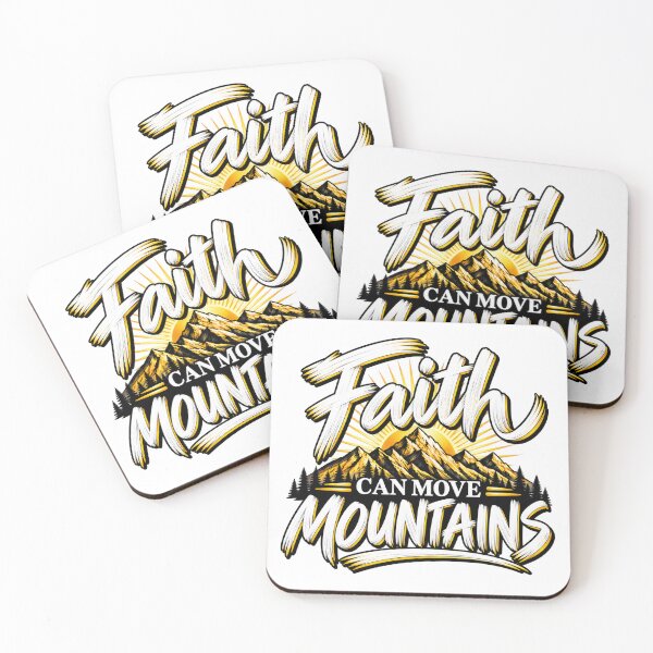 Item preview, Faith Can Move Mountains – Inspirational Faith Design designed and sold by mygiftideas.