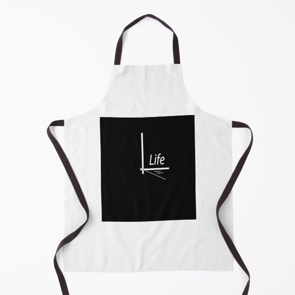 Item preview, Life Is Short Live It Minimalist Clock Typography T-Shirt Design designed and sold by Carftora786.