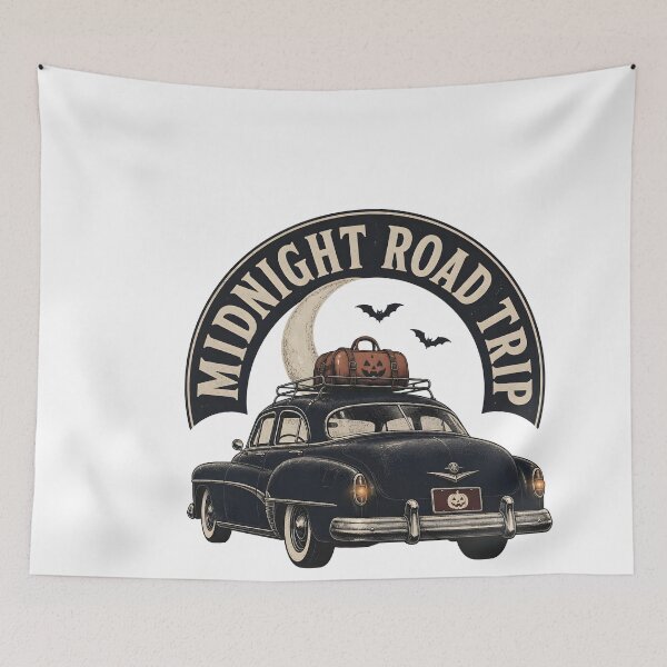 Item preview, Midnight Road Trip Dark Spooky Highway Night Drive Gift designed and sold by LiviuGligoros.