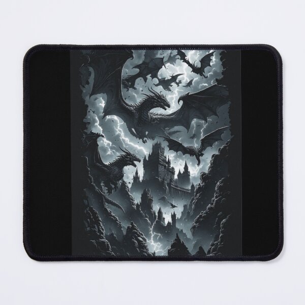 Item preview, Dragon storm over the dark castle designed and sold by KinoDesign.