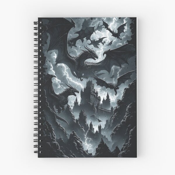 Item preview, Dragon storm over the dark castle designed and sold by KinoDesign.