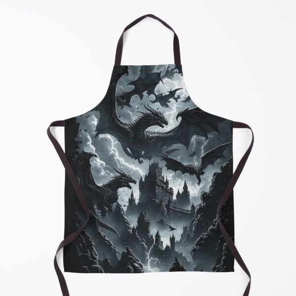 Item preview, Dragon storm over the dark castle designed and sold by KinoDesign.