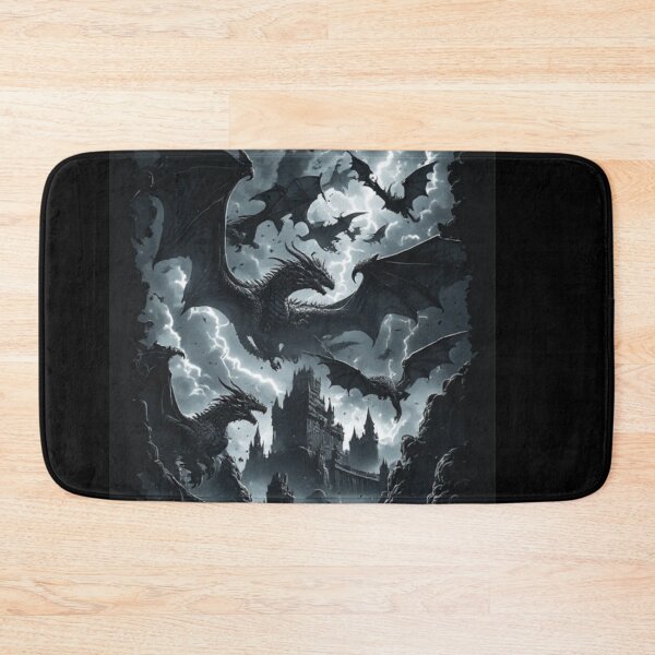 Item preview, Dragon storm over the dark castle designed and sold by KinoDesign.