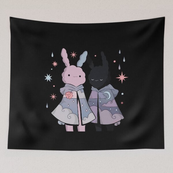 Item preview, Raincoat Bunny Pair designed and sold by honeyweet.
