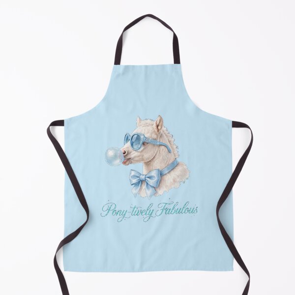 Item preview, Pony-tively Fabulous - Cute Blue Coquette Horse Pony designed and sold by Vibe-Vary.