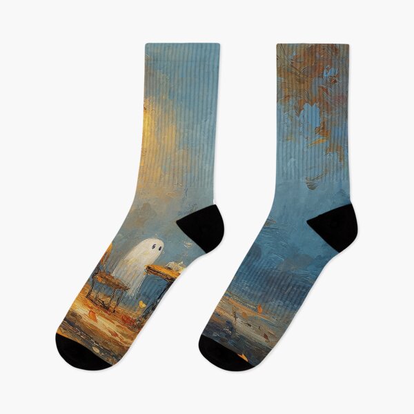 Item preview, Ghosts on Paris Café Date Eiffel Tower Painting designed and sold by NatureSight.