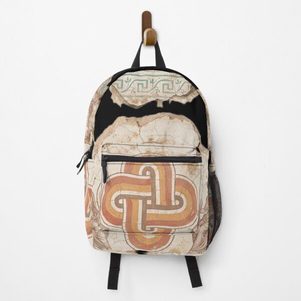 Item preview, Solomon's Knot & Classical Figures - Roman Fresco Art designed and sold by codex antique.