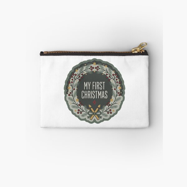 Item preview, My First Christmas — Scandi Folk Wreath Design designed and sold by TheCalmEdit.