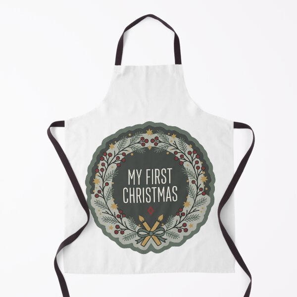 Item preview, My First Christmas — Scandi Folk Wreath Design designed and sold by TheCalmEdit.
