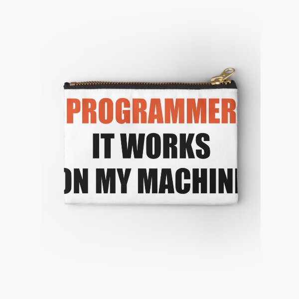 Item preview, Funny Programmer Shirt It Works On My Machine designed and sold by Alphakenon.