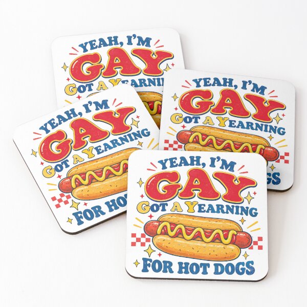Item preview, Funny Hot Dog, LGBTQ Food Humor, Sarcastic Glizzy, Retro Foodie Wordplay, Pride Humor designed and sold by Quiajia.
