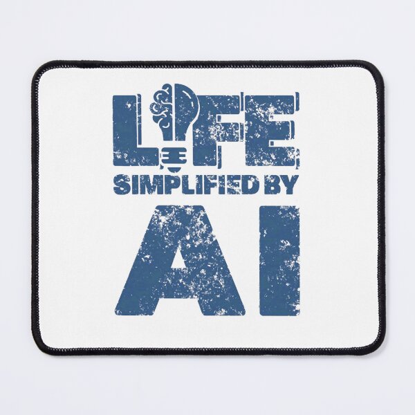 Item preview, Distressed Tech Typography AI Brain Lightbulb Graphic designed and sold by PetraHerzogf.