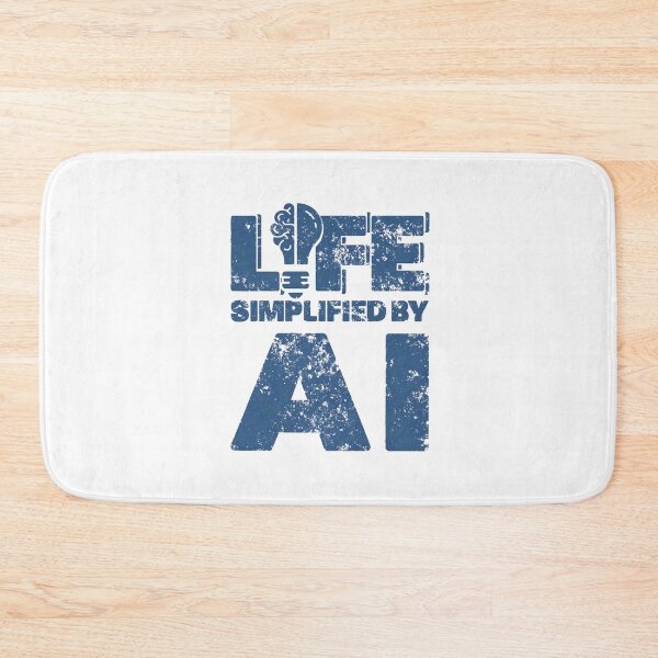 Item preview, Distressed Tech Typography AI Brain Lightbulb Graphic designed and sold by PetraHerzogf.