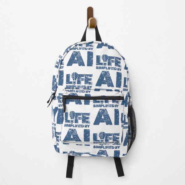 Item preview, Distressed Tech Typography AI Brain Lightbulb Graphic designed and sold by PetraHerzogf.
