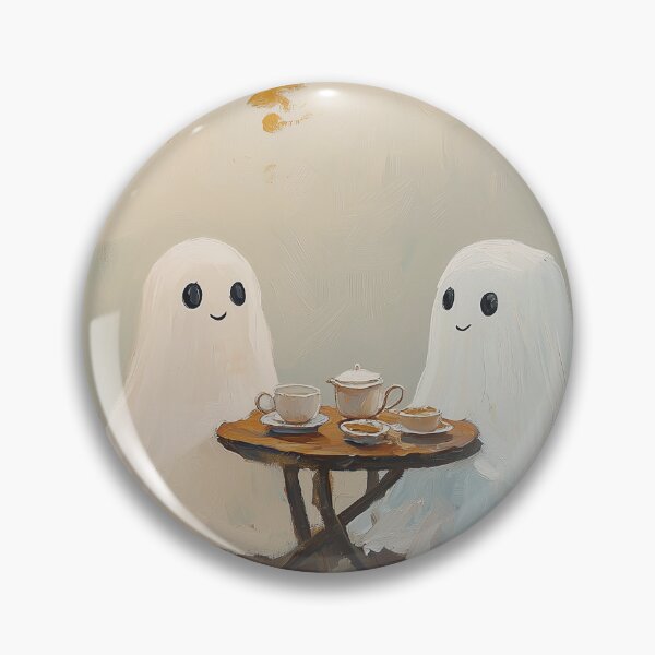 Item preview, Cute Ghosts Tea Party Autumn Forest Painting designed and sold by NatureSight.
