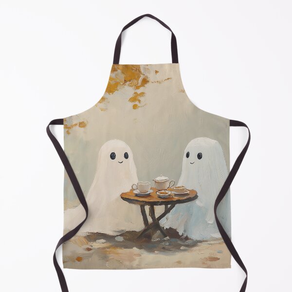 Item preview, Cute Ghosts Tea Party Autumn Forest Painting designed and sold by NatureSight.
