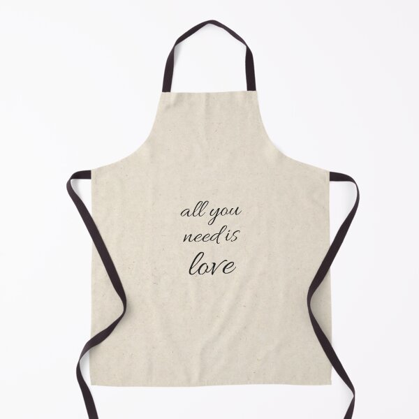 Item preview, All you need is love - Minimalist Typography on Beige craft paper designed and sold by Cloofur.