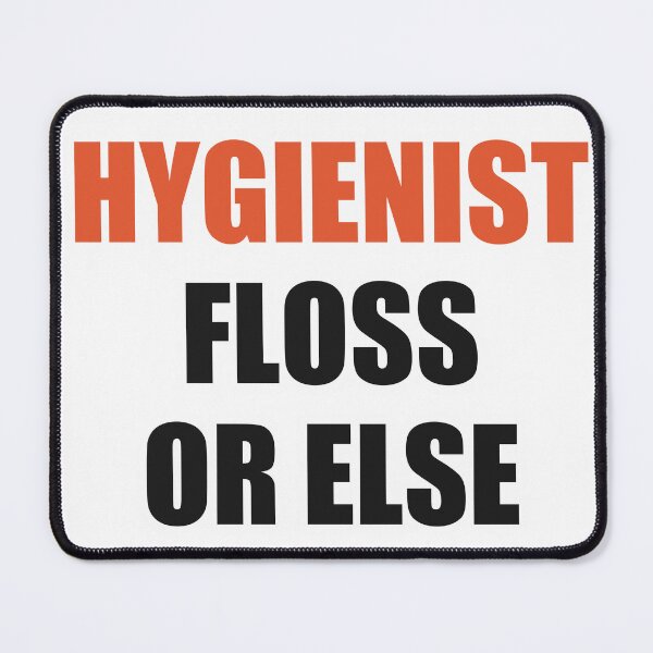 Item preview, Funny Dental Hygienist Shirt Floss Or Else designed and sold by Alphakenon.