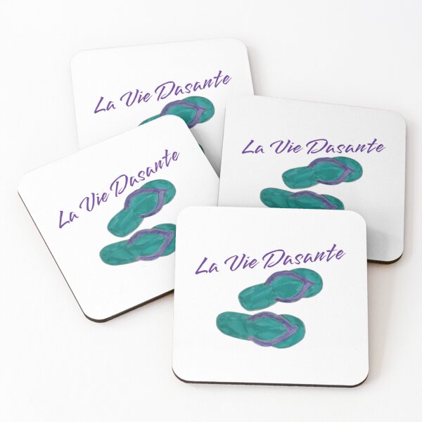 Item preview, La Vie Dasante With Flip-Flops designed and sold by carson-burns.