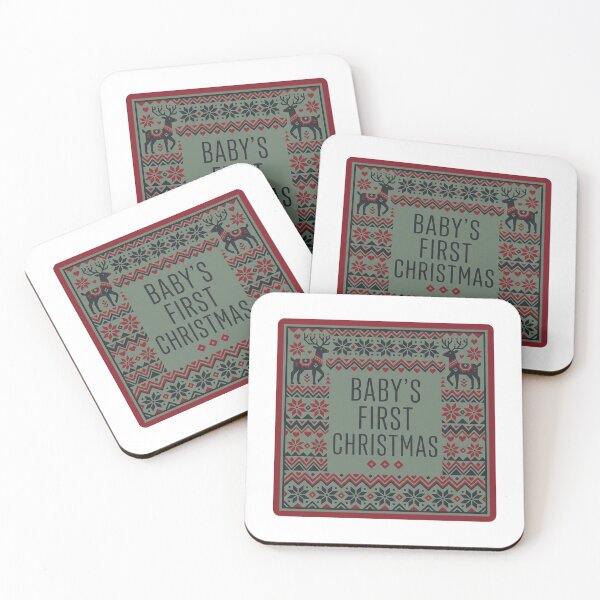 Item preview, Baby's First Christmas — Nordic Knit Pattern designed and sold by TheCalmEdit.