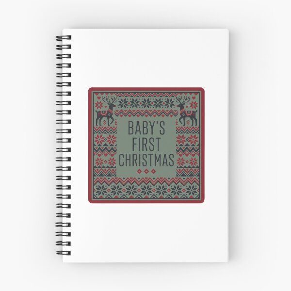 Item preview, Baby's First Christmas — Nordic Knit Pattern designed and sold by TheCalmEdit.