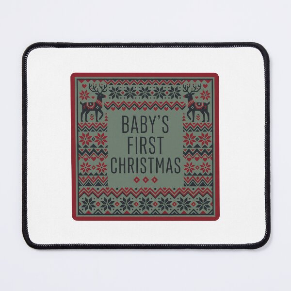 Item preview, Baby's First Christmas — Nordic Knit Pattern designed and sold by TheCalmEdit.