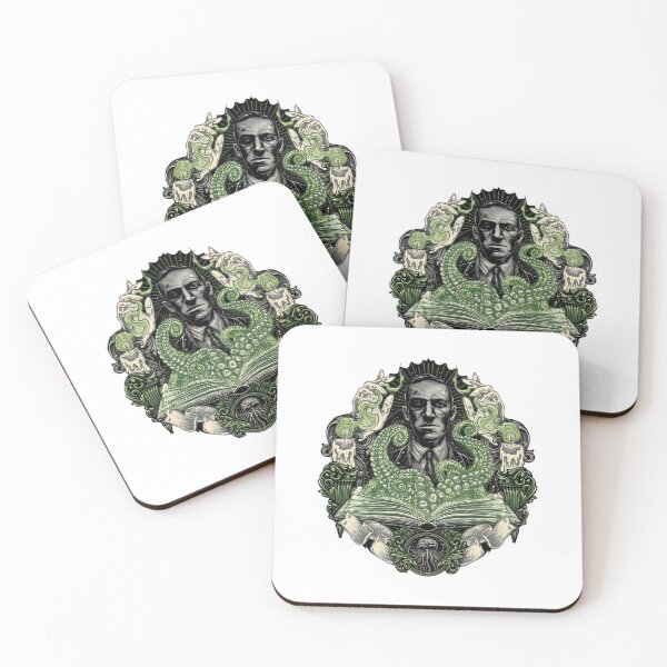 Item preview, HP Lovecraft Cosmic Horror Cthulhu Tentacle Book Design designed and sold by ZephyrCove.