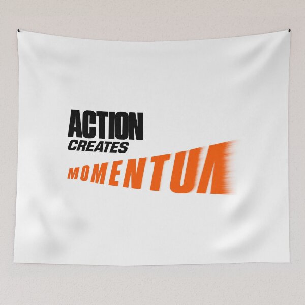 Item preview, Action Creates Momentum designed and sold by bolaAura.