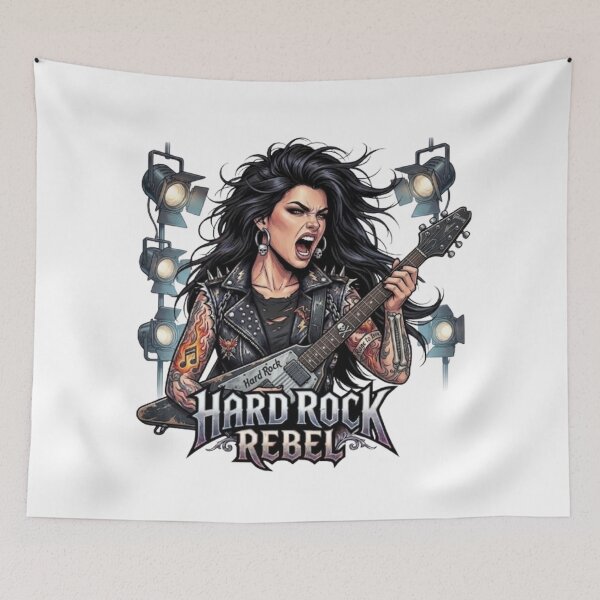 Item preview, Hard Rock Rebel — Female Rocker designed and sold by CHRIST5000.