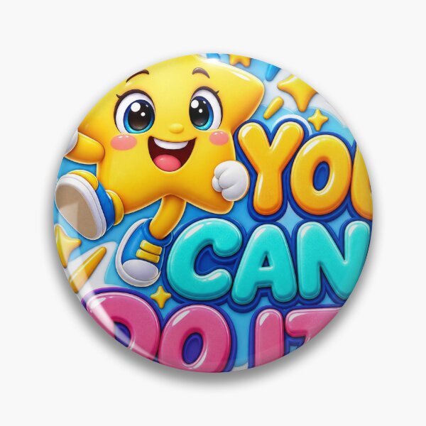 Item preview, You Can Do It Cute Star Sticker designed and sold by mihanaaa14.