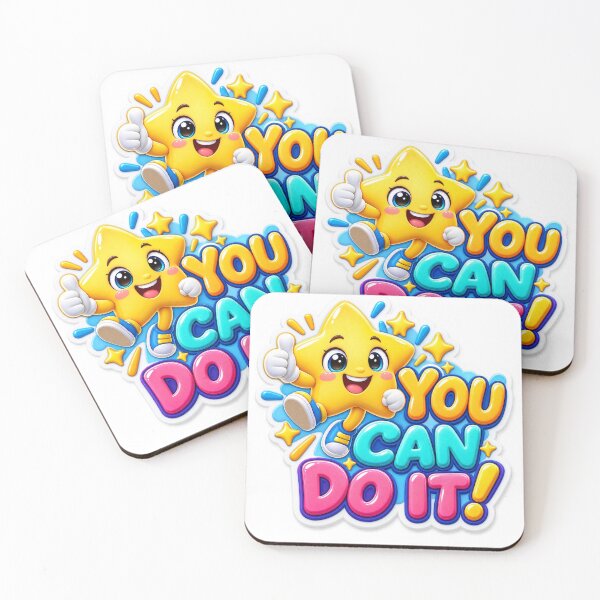 Item preview, You Can Do It Cute Star Sticker designed and sold by mihanaaa14.