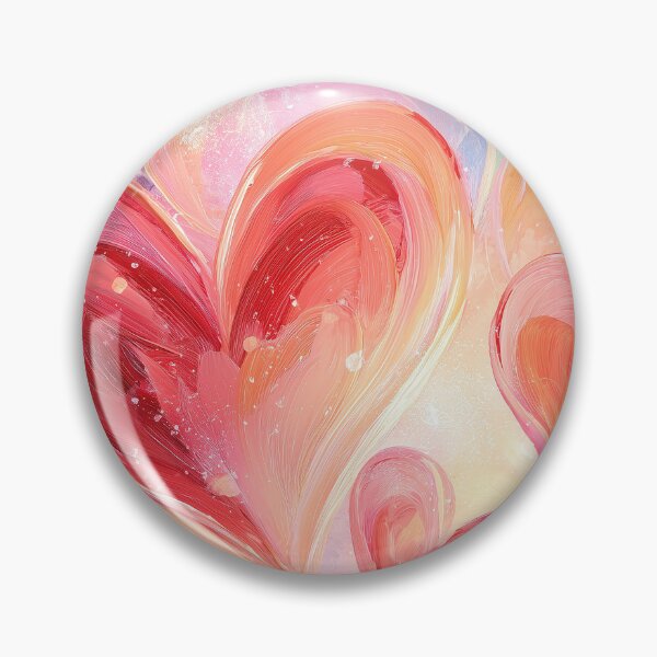 Item preview, Abstract Hearts Colorful Swirl Painting designed and sold by NatureSight.