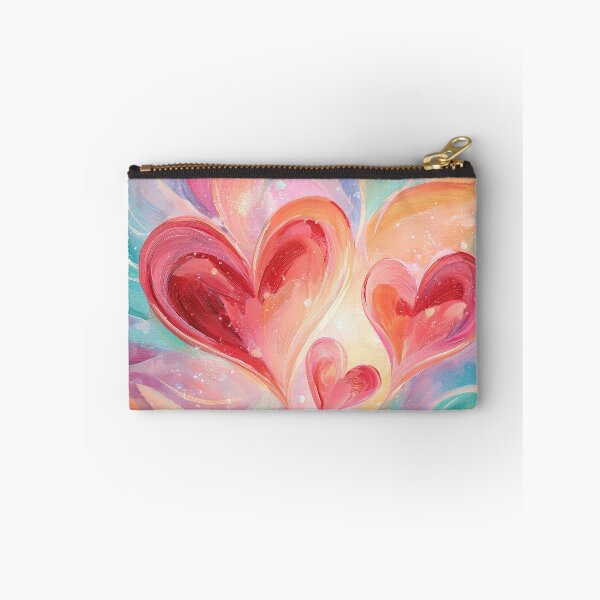 Item preview, Abstract Hearts Colorful Swirl Painting designed and sold by NatureSight.