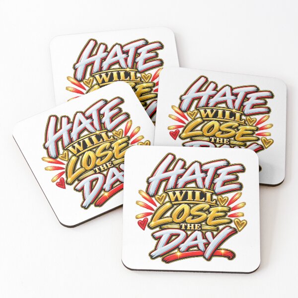 Item preview, Hate Will Lose the Day – Positive Message designed and sold by mygiftideas.