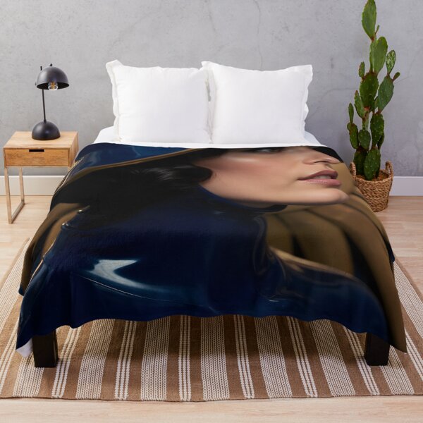 Item preview, Navy Latex Wide Brim Hat – Gold Sunburst Portrait designed and sold by Magic-Reality.