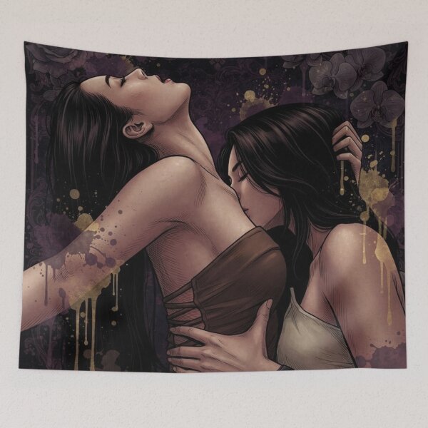 Item preview, LeneRan MieAya Passion Peak Thai GL Series Actress Lgbtq+ Comic Book Art Home Wall Decor Print Poster Pride TV Series Movie Music designed and sold by Mind Space.