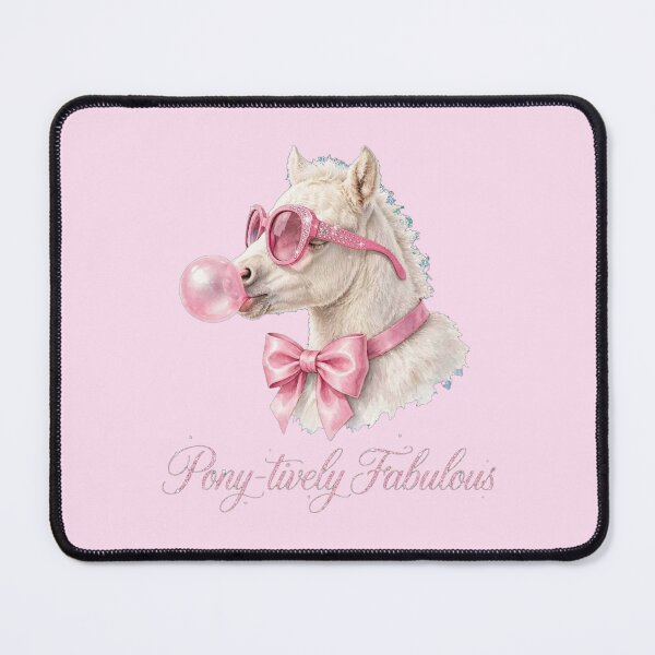 Item preview, Pony-tively Fabulous Pink Pony - Cute Coquette Horse Girl designed and sold by Vibe-Vary.