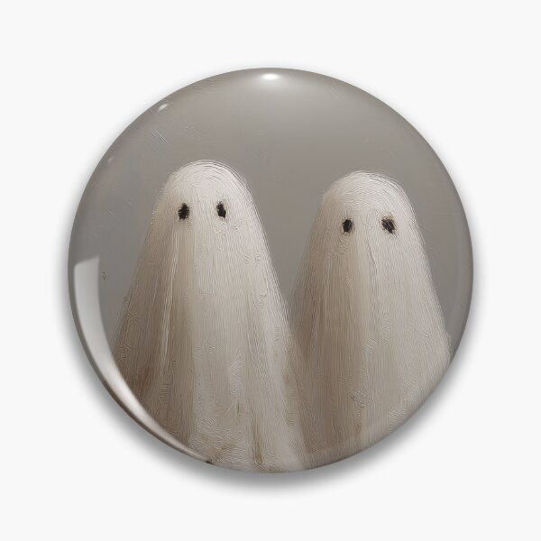 Item preview, Two Ghosts in Pumpkin Patch Field Painting designed and sold by NatureSight.