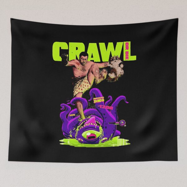Item preview, Crawl Or Die Dungeon Boss Fight Monster Gamer Design designed and sold by ZephyrCove.