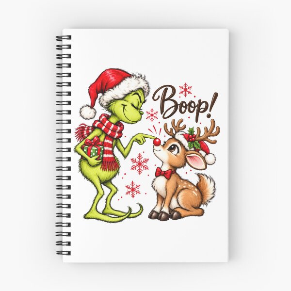 Item preview, Cute Reindeer Grinch Boop, The Red-Nosed Reindeer Funny Xmas designed and sold by ChrisNikolaus.