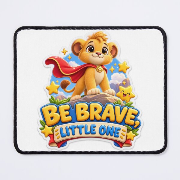 Item preview, Be Brave Little One Cute Lion Sticker designed and sold by mihanaaa14.