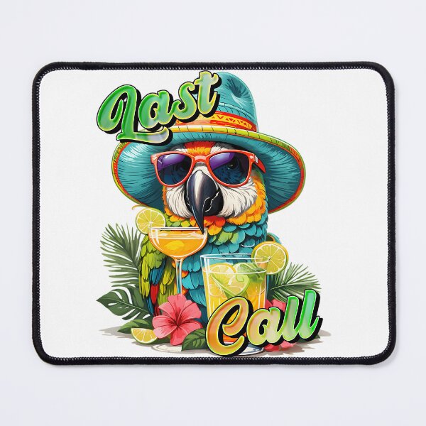 Item preview, Last Call Margarita Colorful Parrot designed and sold by carson-burns.