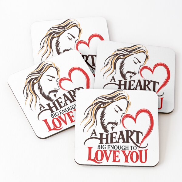 Item preview, A Heart Big Enough to Love You – Jesus designed and sold by JanChryzostom.