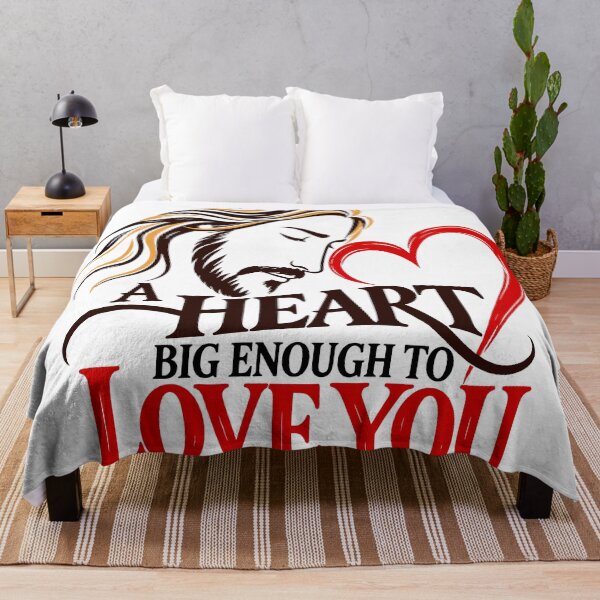 Item preview, A Heart Big Enough to Love You – Jesus designed and sold by JanChryzostom.