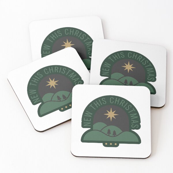 Item preview, New This Christmas — Minimal Star and Hills Art designed and sold by TheCalmEdit.