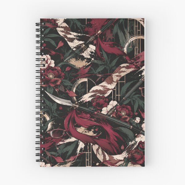 Item preview, Crimson Cursed Arsenal Japanese Dark Pattern designed and sold by VibnWalls.