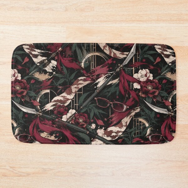 Item preview, Crimson Cursed Arsenal Japanese Dark Pattern designed and sold by VibnWalls.
